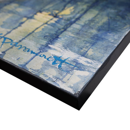 Canvas schilderij Mondiart 'Roeiboten'