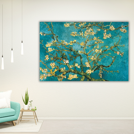 Aluart schilderij 'Amandelbloesem'