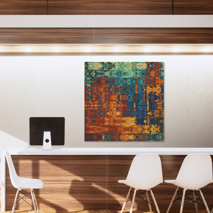 Aluart schilderij 'Colorful geometric pattern'