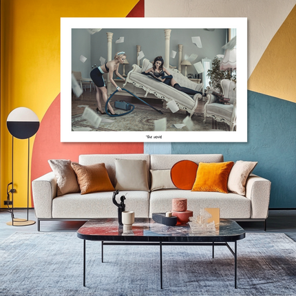 Aluart schilderij 'The clean girls'