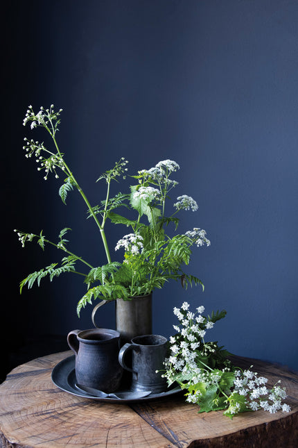Schilderij 'Stilleven bloemen & vazen'