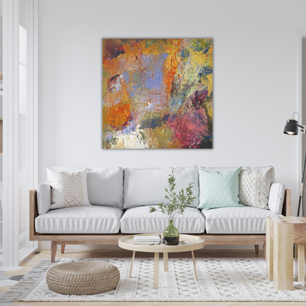 Aluart schilderij 'Mixed Pastel '