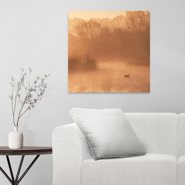 Aluart schilderij ‘Early swim’