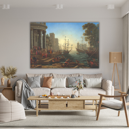 Aluart schilderij Mondiart 'Port Scene'