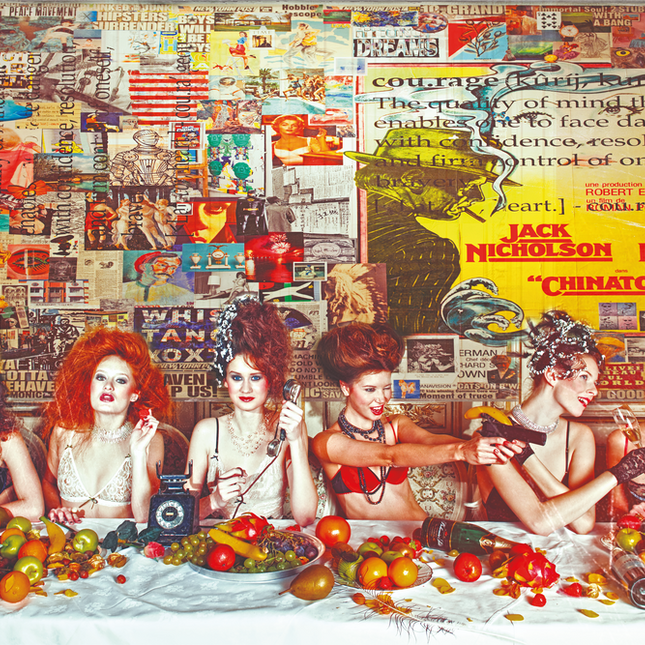 Schilderij 'Chinatown Ladies'