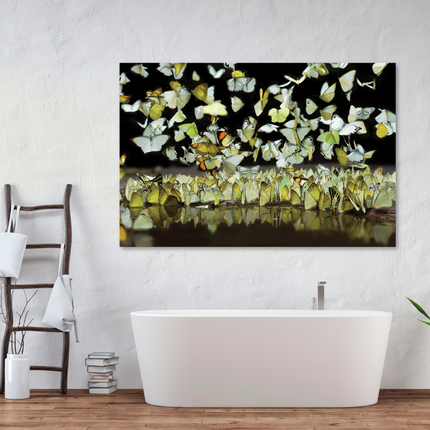 Aluart schilderij 'The Group Of Butterflies'
