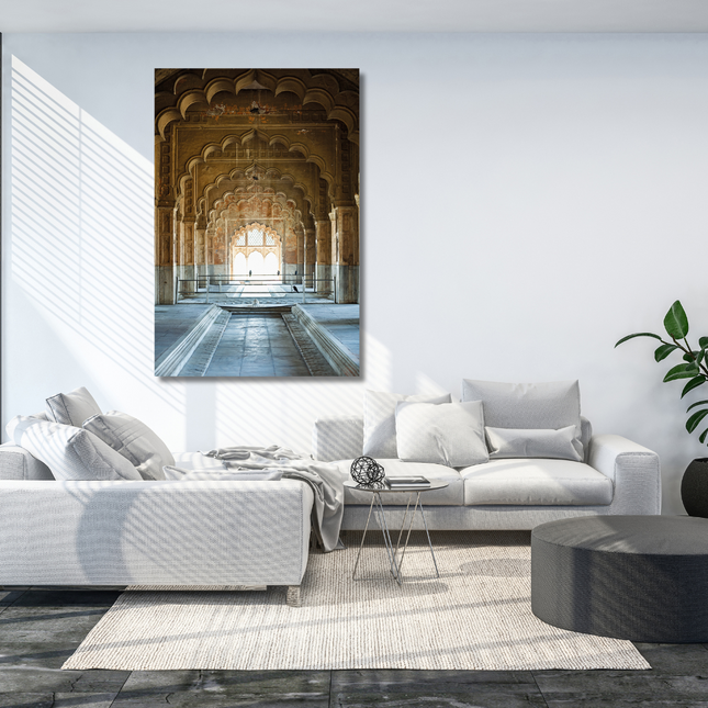 Aluart schilderij 'Rode Fort in Delhi, India'