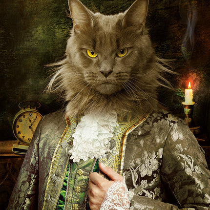 Aluart schilderij 'Royal cat'