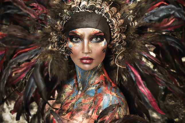 Aluart schilderij 'Colours of Native'