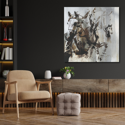 Aluart schilderij 'Cassine de paarden'