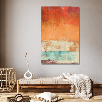 Aluart schilderij 'Abstract Orange'
