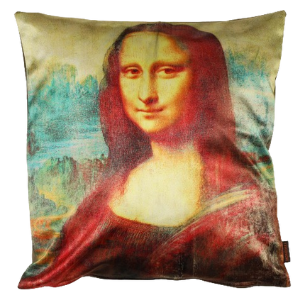 Sierkussen 'De Mona Lisa 2.0'