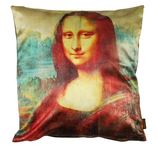 Sierkussen 'De Mona Lisa 2.0'