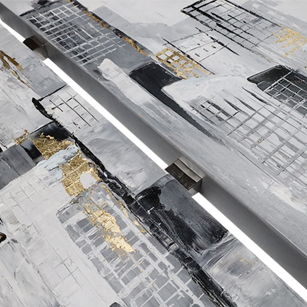 Canvas schilderij 'City Skyline'