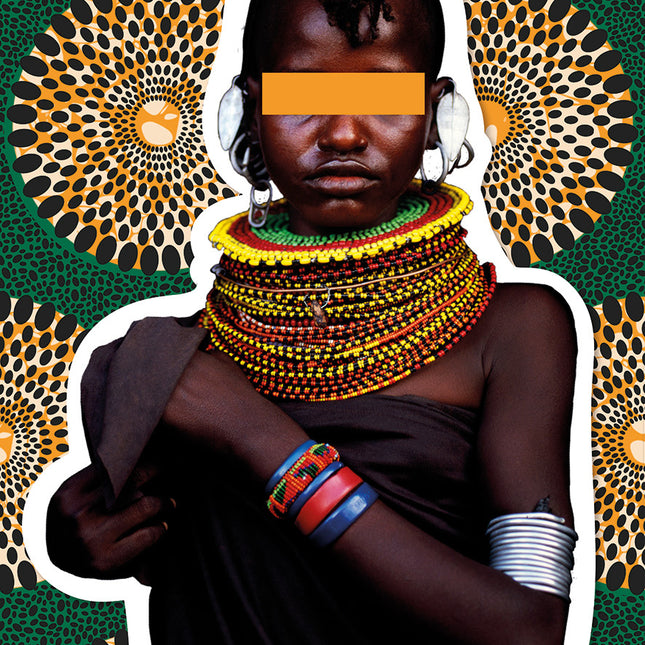 Aluart schilderij 'Turkana Girl glans'