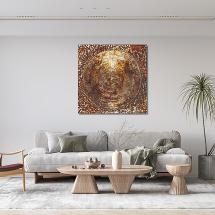 Aluart schilderij  'Circular Echoes'