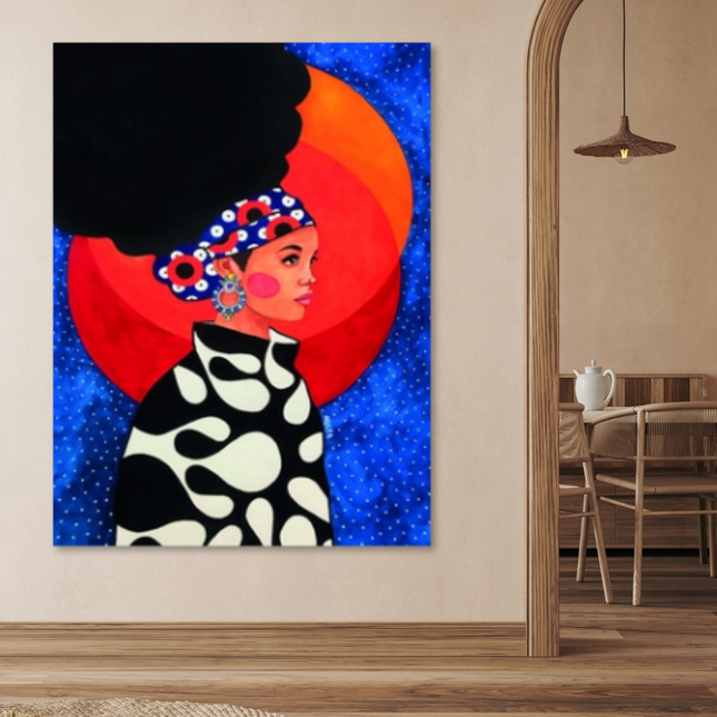 Aluart schilderij 'No Need To Run And Hide'