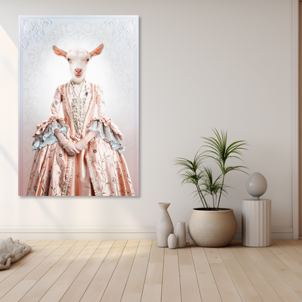 Aluart schilderij 'Royal Lady Goat'