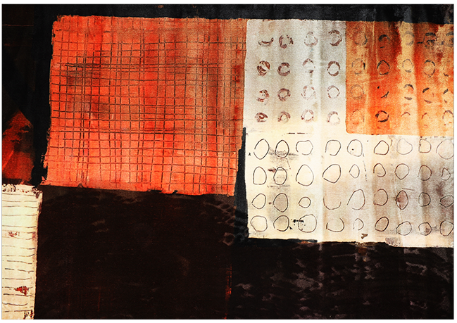 Vloerkleed 'Abstracte Vormen'