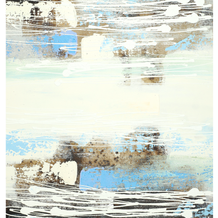 Canvas schilderij 'Koele kleuren'