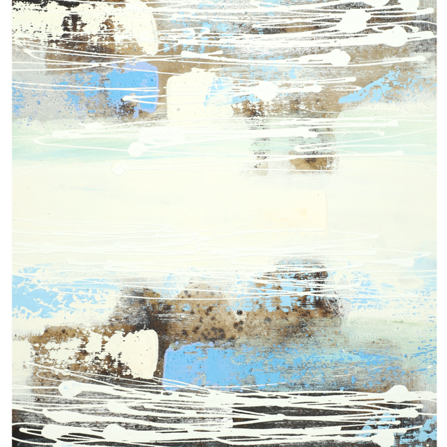 Canvas schilderij 'Koele kleuren'