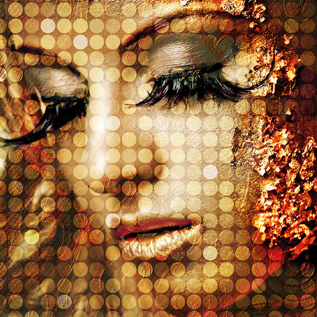 Aluart schilderij 'Gold and Beautiful'
