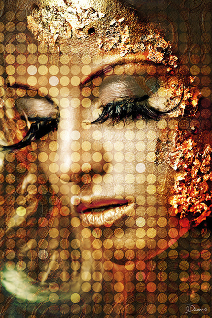 Schilderij 'Gold and Beautiful'