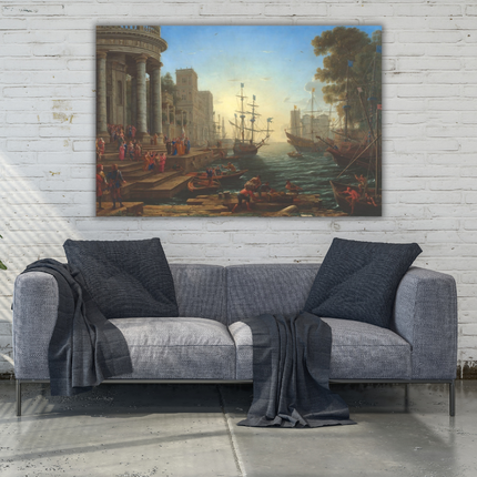 Aluart schilderij Mondiart 'Port Scene'