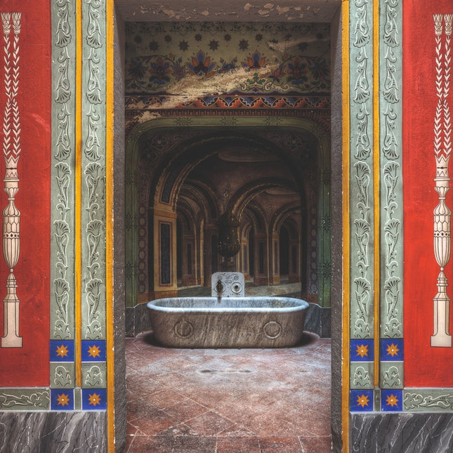 Aluart schilderij 'Marble bath'