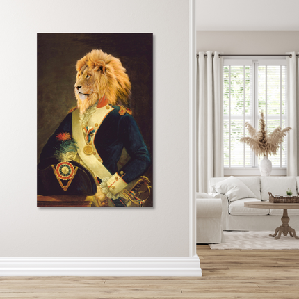 Aluart schilderij 'Royal King Lion'
