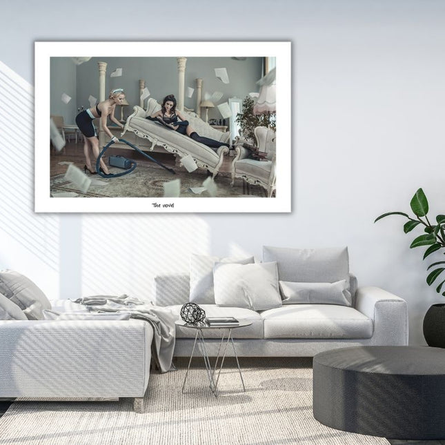 Aluart schilderij 'The clean girls'