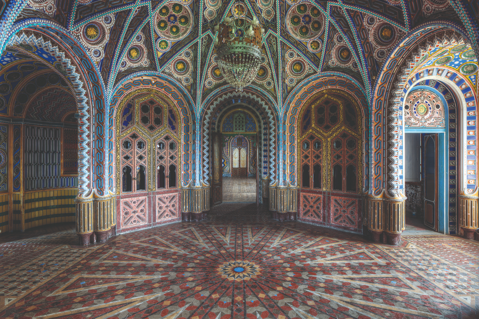 Schilderij 'Castello di Sammezzano'