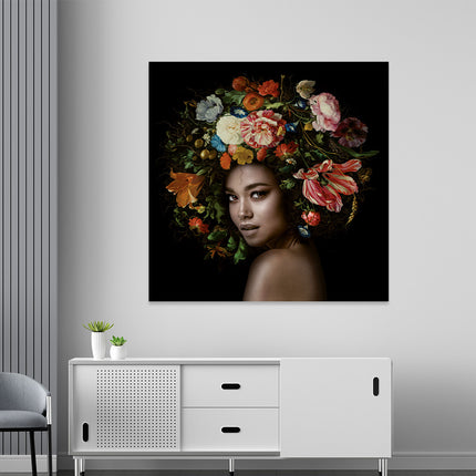 Aluart schilderij 'Flower power'