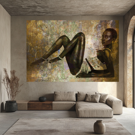 Aluart schilderij 'Diamond African Woman'