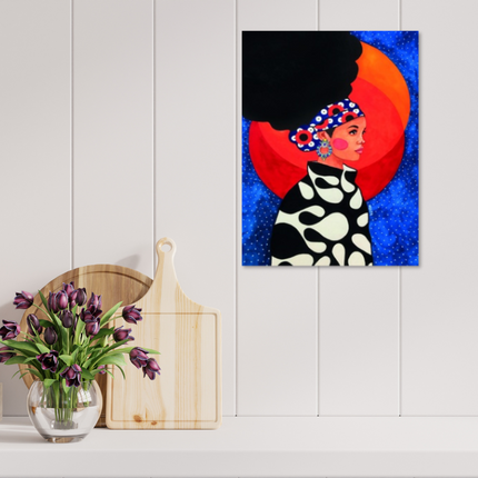 Aluart schilderij 'No Need To Run And Hide'