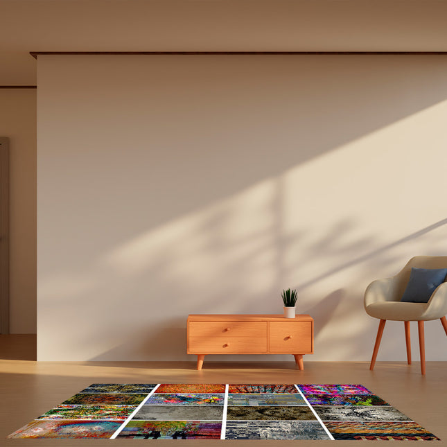 Vloerkleed  'Kunstvakken'