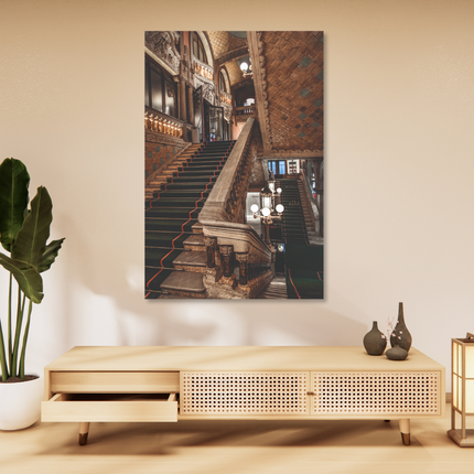 Aluart schilderij 'Palau de la Música Catalana trappenhuis'