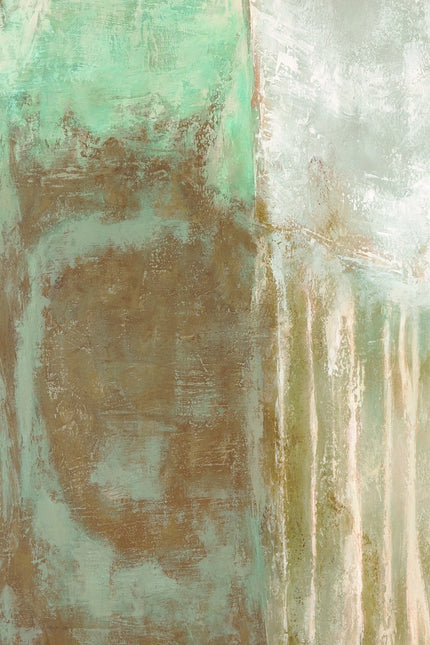 Schilderij 'Abstracte pastel tinten