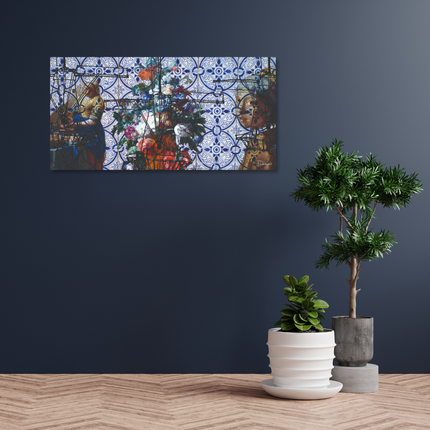 Aluart schilderij 'Bas Blue Dutch'