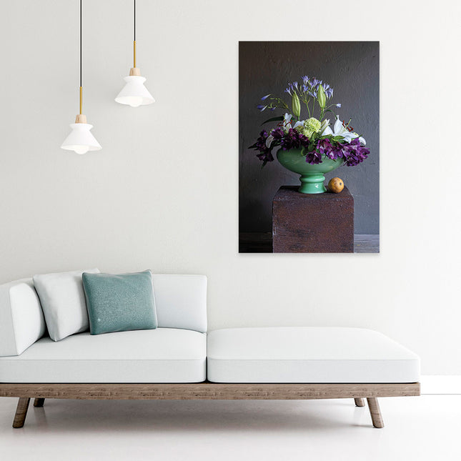 Aluart schilderij 'Stilleven bloemen'