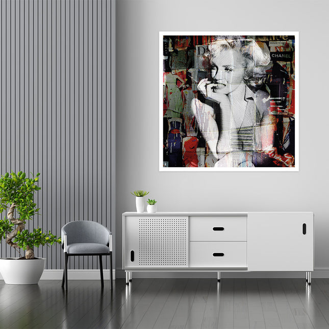 Aluart schilderij 'Monroe Fashion'