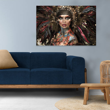 Aluart schilderij 'Colours of Native'