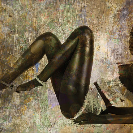 Aluart schilderij 'Diamond African Woman'