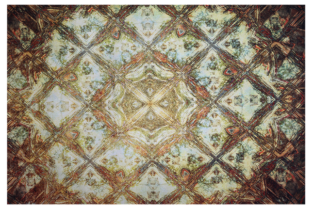Vloerkleed 'Vintage Glas in lood'