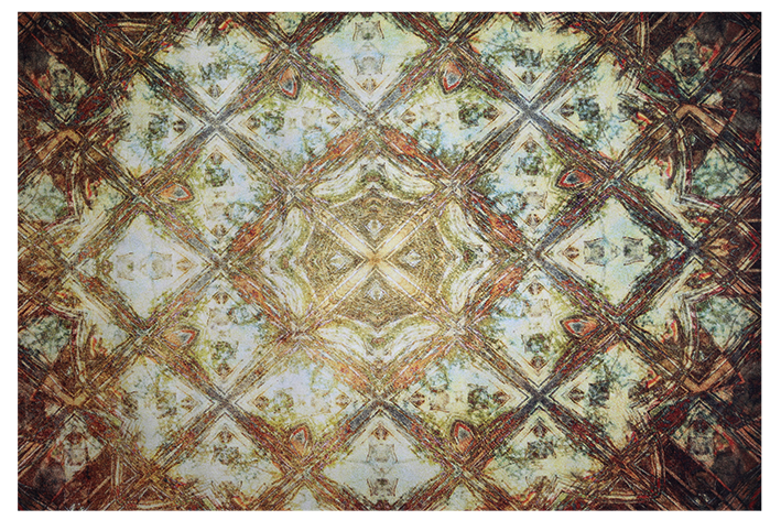 Vloerkleed 'Vintage Glas in lood'