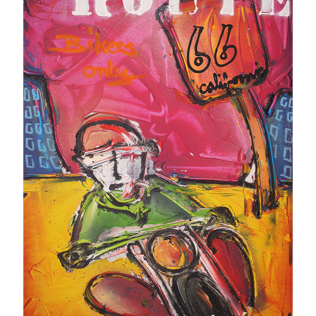 Graffiti art 'Route 66'