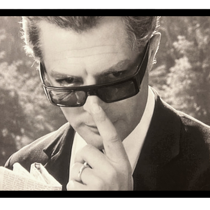 Ingelijst poster 'Fellini's "Otto e Mezzo" uit 1963'