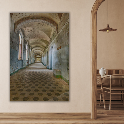 Aluart schilderij 'De verlaten  Beelitz'