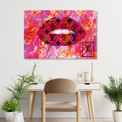 Aluart schilderij 'Vuitton Kiss'