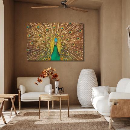 Aluart schilderij 'Peacock'
